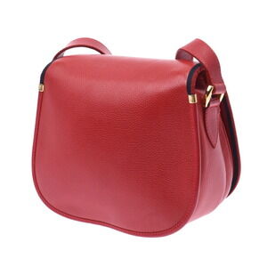 Gucci red G Bag Interlocking Pochette leather
